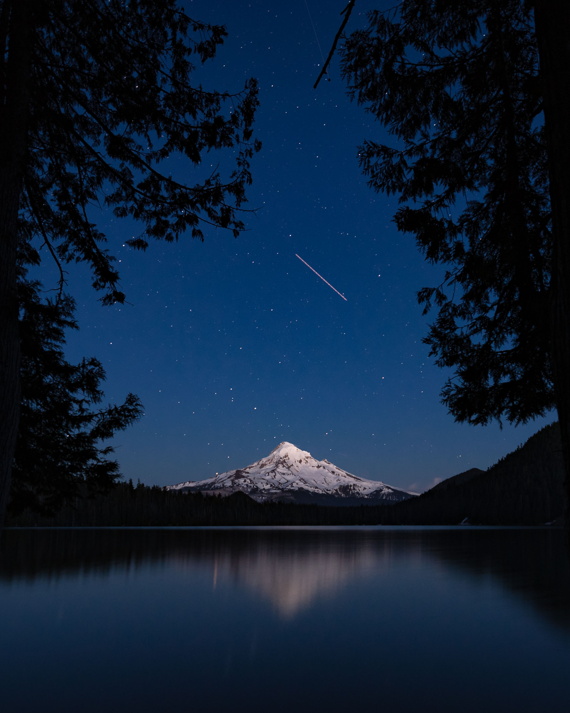 Satellites and Twilight Blues - Mt. Hood, Oregon